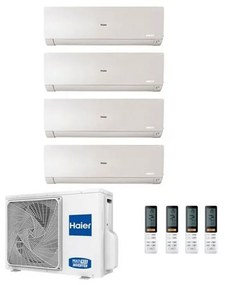 Climatizzatore Haier Quadri Split Flexis Bianco 7000+9000+9000+9000 4U75S2SR2FA R-32 a++/a+ 7+9+9+9