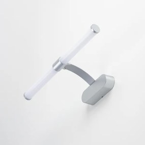 Brilagi - Lampada LED per specchio da bagno TUBEO, 6W/230V, 40 cm, IP44, argento