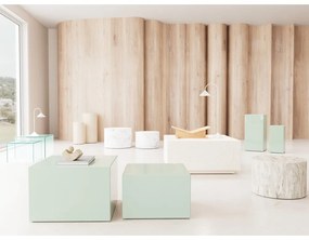 Set di tavolini da salotto in vetro 2 pz 50x50 cm Dice – Actona