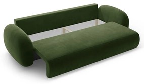 Divano verde allungabile/con contenitore con rivestimento in velluto 262 cm Tonale – Cosmopolitan Design