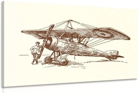 Stampa su tela – Aereo retrò