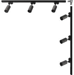 Zuma Line 3562 - Faretto per sistema a binario TUBE 6xGU10/35W/230V nero