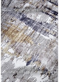 Tappeto grigio chiaro 200x290 cm Malard Anthracite Gold - Elle Decoration