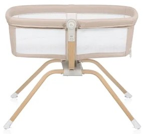 Lionelo - Lettino da viaggio 3 in 1 MALIN EVO Beige Naturale
