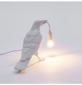 Seletti bird lamp in attesa bianco