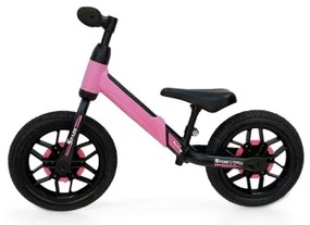 QPlay - Bici a spinta con LED lampade su ruote SPARK rosa