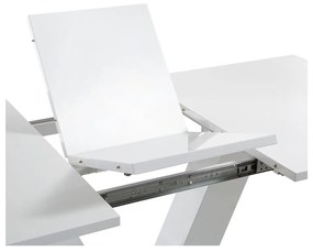 Tavolo da pranzo pieghevole bianco , 140 x 90 cm Aaron - Støraa