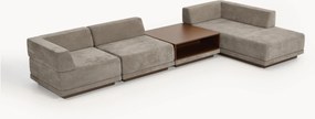 Divano angolare componibile 4 posti con tavolino Colin