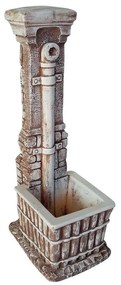 Fontana a colonna Bambù' in calcestruzzo H 83 cm, 25 x 28 cm