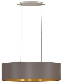 Eglo 31614 - Lampadario a cavo MASERLO 2xE27/60W/230V