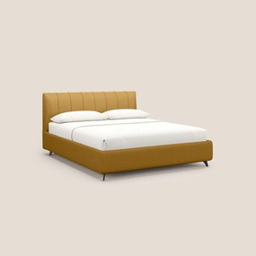 Bogart letto imbottito contenitore completamente sfoderabile in microfibra smacchiabile T11 giallo