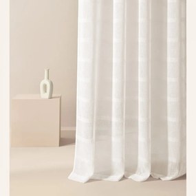 Tenda morbida color crema Maura con nastro per appendere 140 x 280 cm