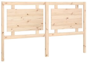 Testiera per Letto 165,5x4x100 cm in Legno Massello di Pino