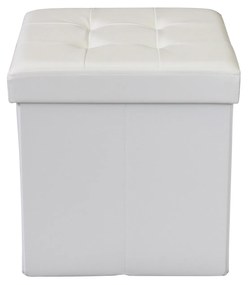 ZARA - pouf quadrato in ecopelle