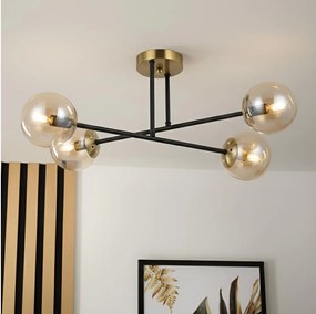 Brilagi - Plafoniera MALIVA 4xE14/15W/230V dorata