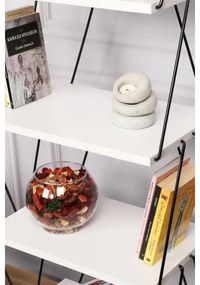 Libreria BALABAN 165x48 cm bianco/nero