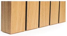 Tavolo da pranzo con piano in rovere 90x160 cm Stripe - Woodman