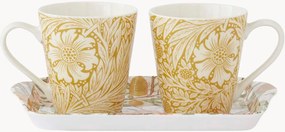 Servizio di piatti Fruit & Marigold Morris & Co., set da 3