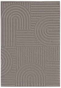 benuta Basic Tappeto Leo Grigio chiaro 160x230 cm - Tappeto design moderno soggiorno