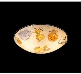 Globo 40607 - Plafoniera per bambini KIDDY 2xE27ILLU/60W/230V