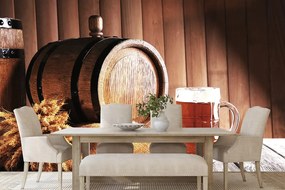 Carta da parati – Barile di birra