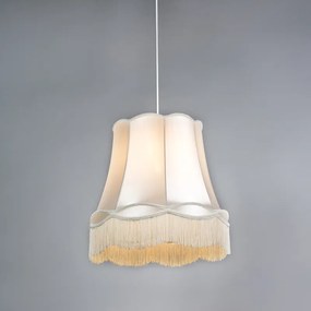 Set di 4 lampade a sospensione retrò crema 45 cm - Granny