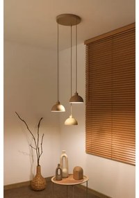 Duolla - Lampadario a cavo IRONLINE 3xE27/15W/230V beige