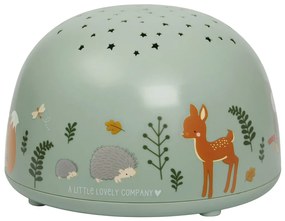 A Little Lovely Company - lampada con proiettore - amici del bosco