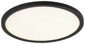Rabalux 71096 - Plafoniera LED GONZALO 24W/230V, Ø29 cm, nero