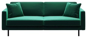 Divano in velluto verde 207 cm Kobo - MESONICA