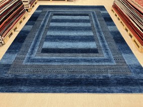 Loribaft Tappeto 340 x 490 Blu (Iran) Annodato A Mano