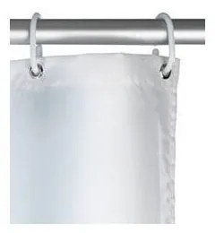 Tenda da doccia bianca con finitura antimuffa , 180 x 200 cm - Wenko