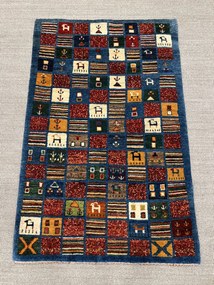 Gabbeh Tappeto 90 x 150 Rosso (Iran) Annodato A Mano