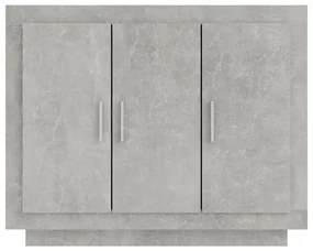 Credenza grigio cemento 92x35x75 cm in legno multistrato