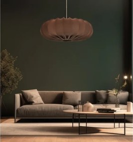 Lampadario a cavo CAFEE 1xE27/40W/230V Ø 52 cm marrone