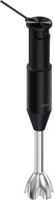Frullatore a immersione Serie 5 Haier potenza 1000 w, Frullatore a immersione con velocità variabile, Opzione a impulsi, 3 Lame [Nero]
