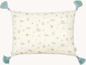 Cuscino in cotone biologico con nappe Vintage Toys