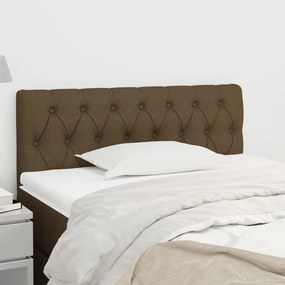 Testiera Marrone Scuro 90 X 7 X 78/88 Cm İn Tessuto /