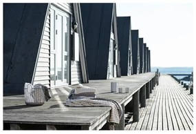 Telo da bagno in cotone bianco 70x140 cm Inu - Zone