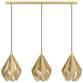 Eglo 43909 - Lampadario a sospensione con filo CARLTON 3xE27/60W/230V