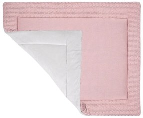 Tappeto da gioco in cotone rosa, 70 x 90 cm - Kindsgut