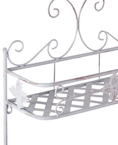 Scaffale bagno metallo grigio 52 x 42 cm MARAYES Beliani