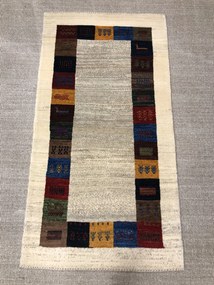 Gashguli Tappeto 80 x 150 Beige (Iran) Annodato A Mano