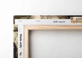 Quadro su tela – Mondo impressionista dei fiori in versione seppia