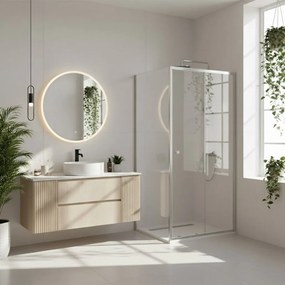 Cabina doccia Rea Primo Slide 110x100 Chrome