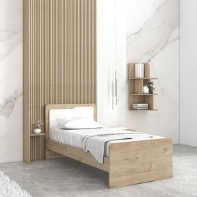 Letto quadro con fascioni e pediera dx , letto singolo, piazza e mezza e matrimoniale +10 colorazioni