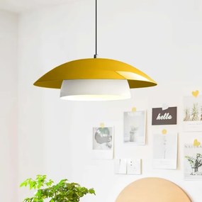 Lampadario a cavo MOONLIGH 1xE27/40W/230V giallo