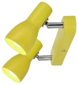 Luce Spot PICARDO 2xE14/40W/230V giallo