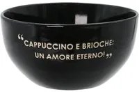 Ciotola 14 cm scritta Quotes nera