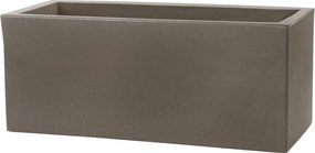 Vaso 80x30x30cm in Resina Tulli Schio Cassa Essential 80 Cappuccino...